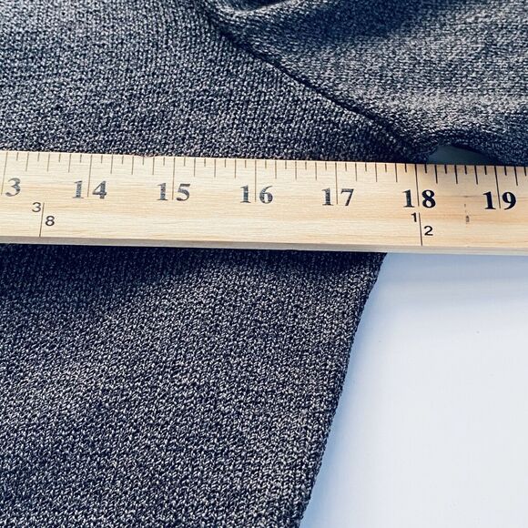 Dunollie Looms VINTAGE Pant Suit Small Gray Wool Knit Gold Buttons Pleated Retro - Picture 3 of 11